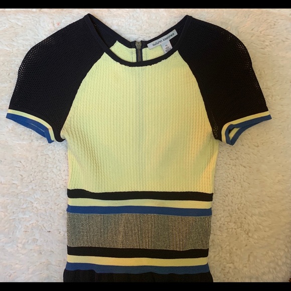 Autumn cashmere color block knit dress - Picture 5 of 7